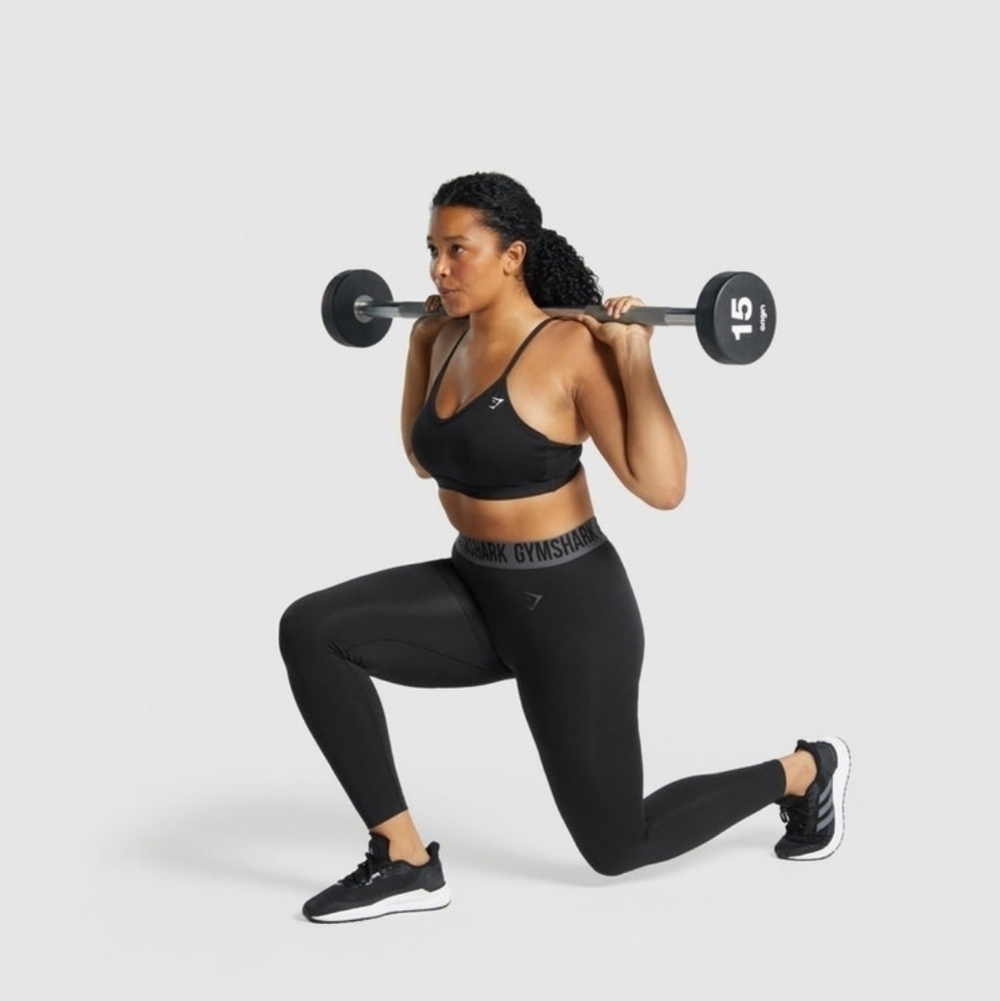 Gymshark fit seamless leggings black sz M